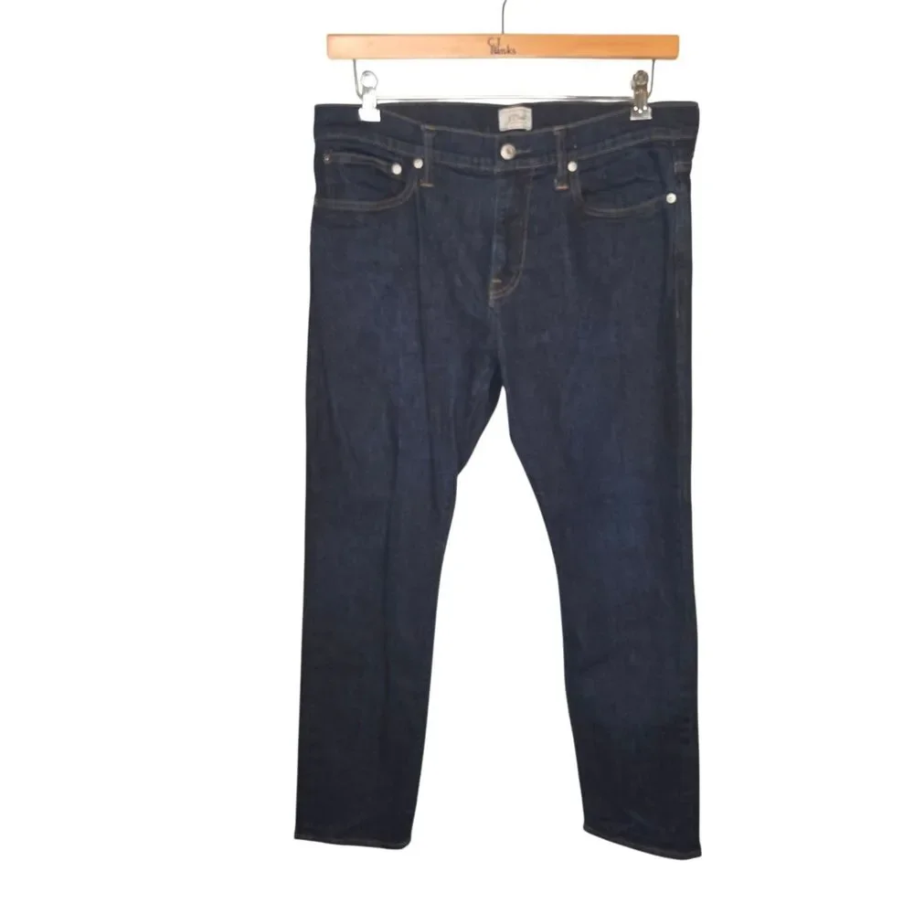J.Crew 484 Slim Fit Jeans Dark Resin Wash Stretch Men’s Size 34x30 J5024